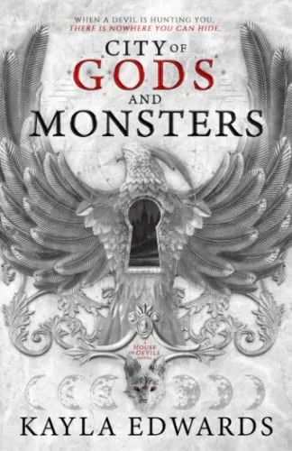 Silver cover with an eagle spreading its wings around a keyhole under red and black title lettering